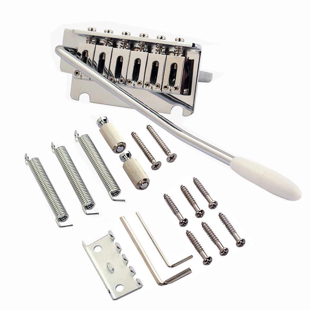 [17 OFF] 2021 Electric Guitar Tremolo Bridge With Steel Block Saddle