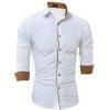Chemise à manches longues Casual Homme Slim 5227 - Blanc L