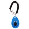 Entraînement pour animaux de compagnie chien Clicker réglable chaîne de son et bracelet poignet Doggy Train - Bleu Dodger 
