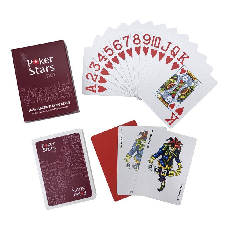 

Plastic Playing Card Game Set for Parties, Red