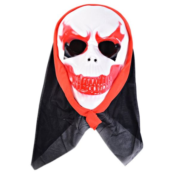 Masque à sourcils rouge Taro Screaming Vampire Halloween - multicolor 