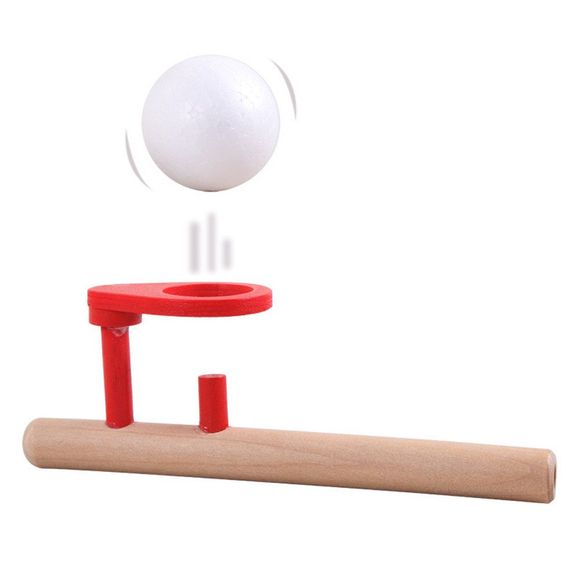 Jouet populaire en bois d'amusement de jeu de boule de flottement classique d'enfants - Bois 