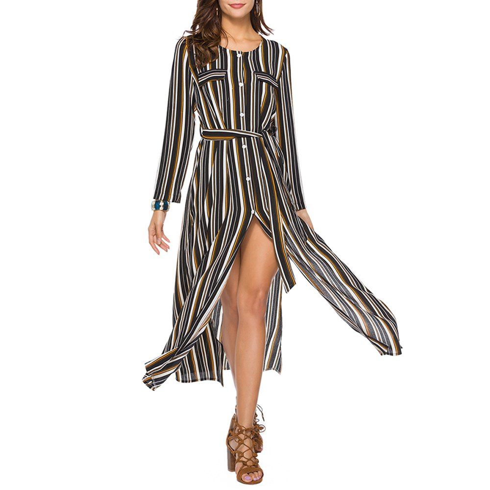 chiffon maxi shirt