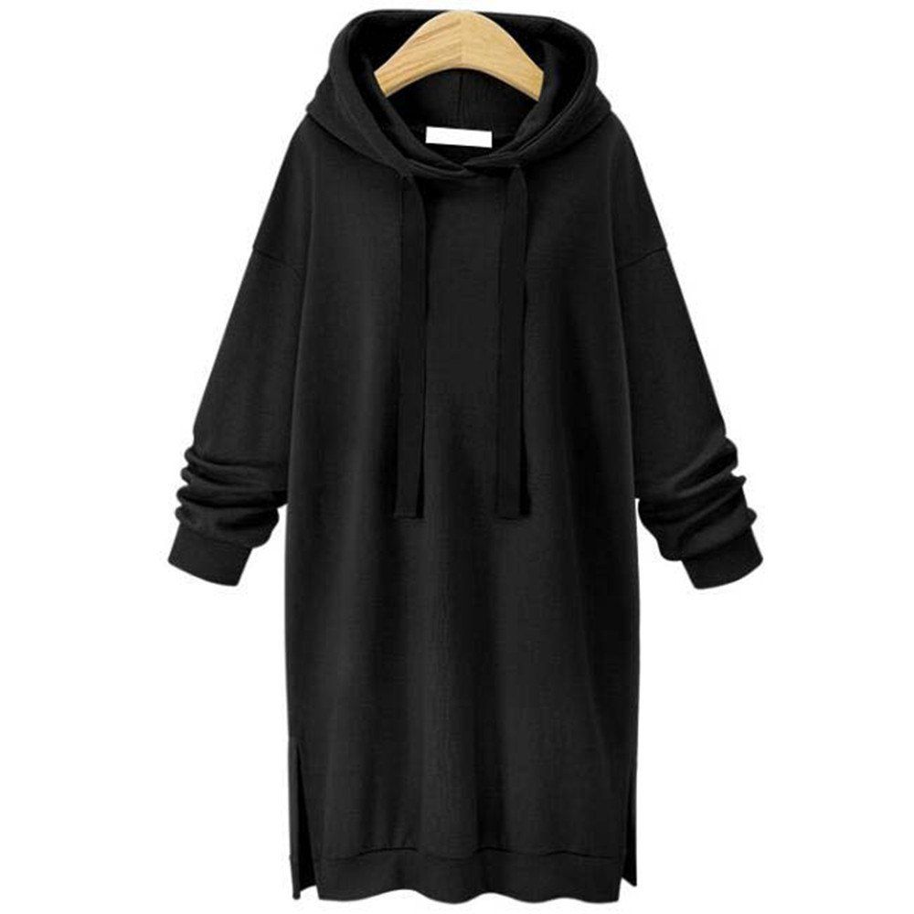 

2018 Autumn New Hooded Long Sleeved Hoodie, Black