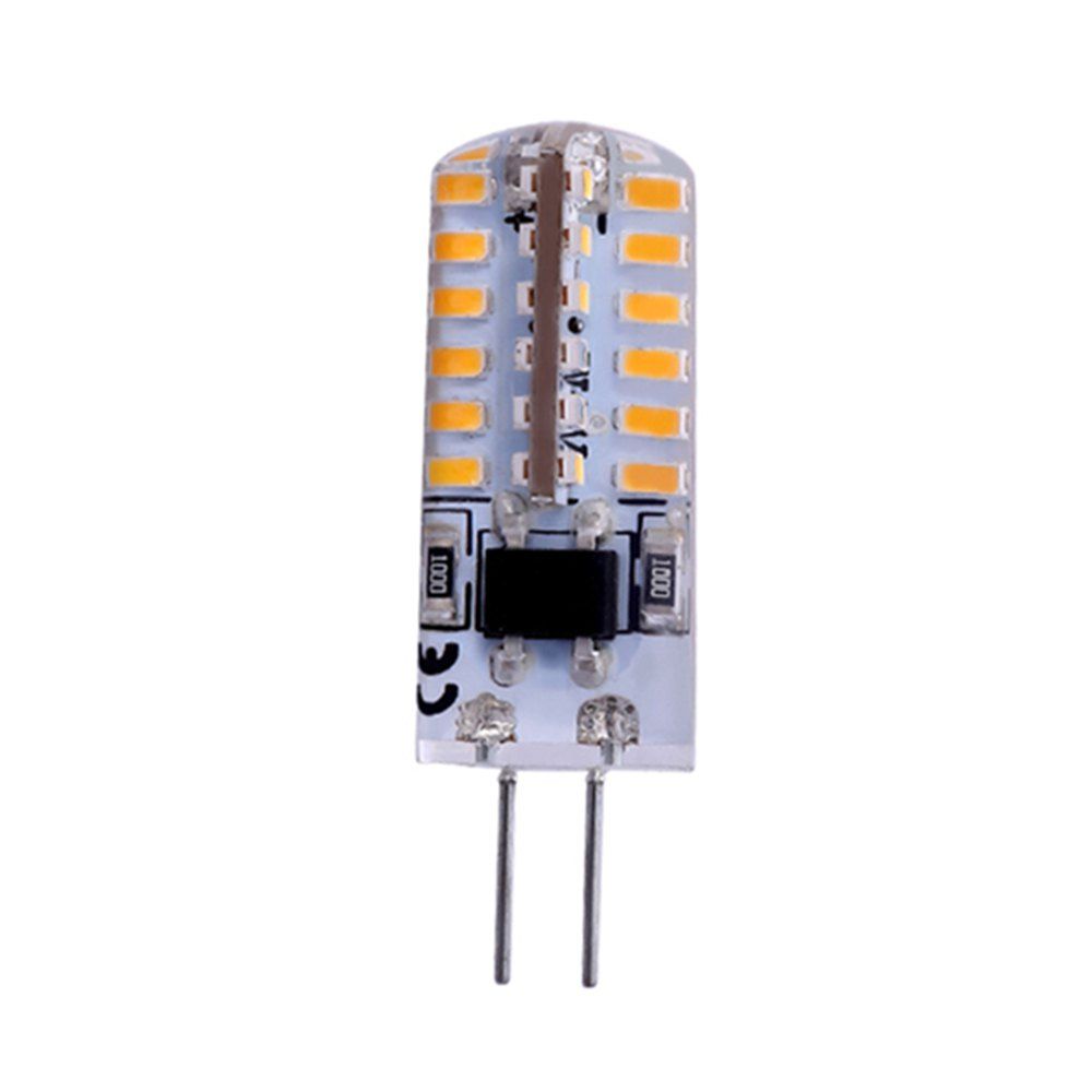 

OMTO LED G4 Bulb Mini Corn Bulb AC/DC12V 220V 48LED Can Replace Halogen, Warm white