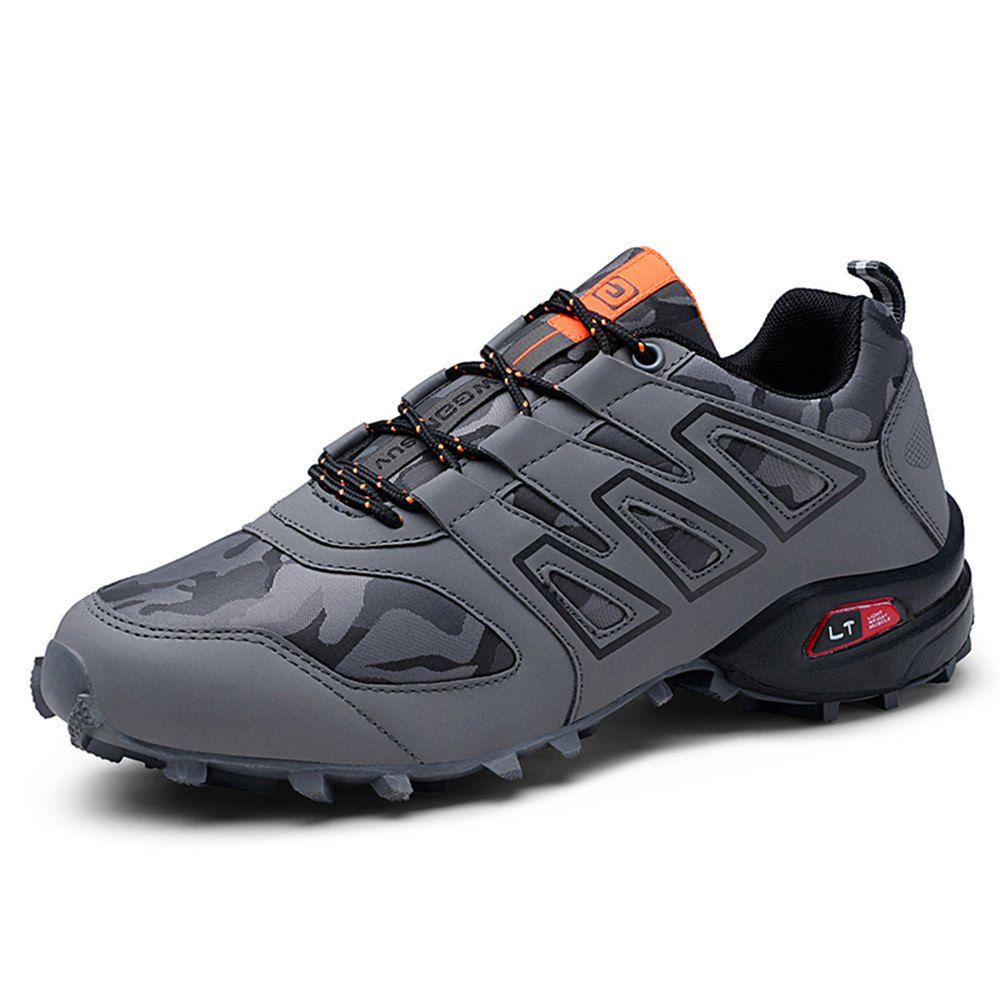 Men's Non-Slip Outdoor Hiking Shoes, Gray