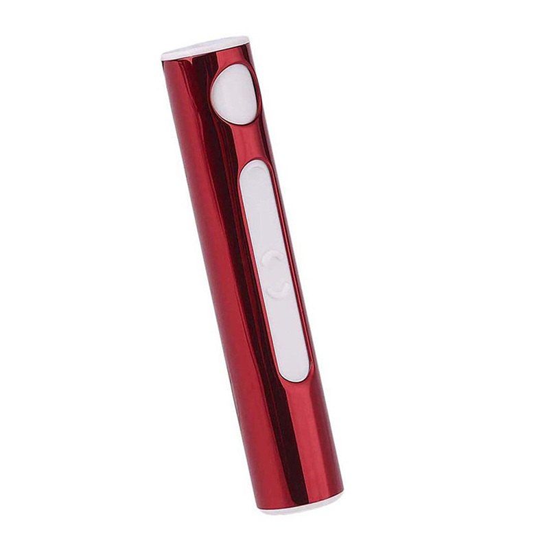 

USB Electronic Rechargeable Flameless Lighter, Lava red