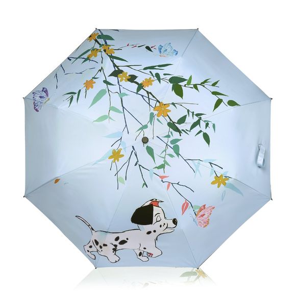 Parapluie pliant de parapluie UV anti-parapluie de chien mignon extérieur - multicolor 