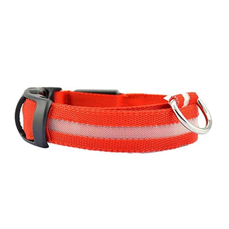 

Pet Night Light LED Collar, Love red