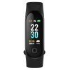 DZ W25plus Etape de la montre intelligente unisexe Rappel des informations sur les calories Multifonction - Noir 