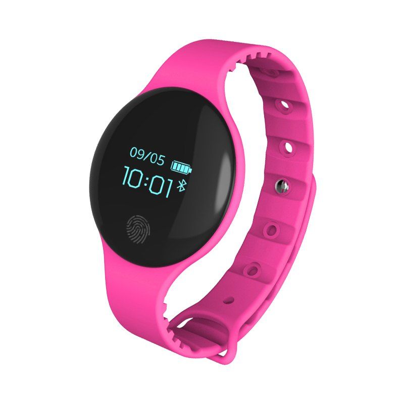 

DZ Unisex Touch-screen Multi-function Smart Watch Step Sleep Monitoring, Deep pink