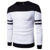 Sweat-shirt à manches courtes à manches courtes pour hommes - Blanc XL