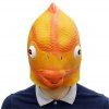 Halloween Cosplay Animal Goldfish Masque Tête De Latex - multicolor 