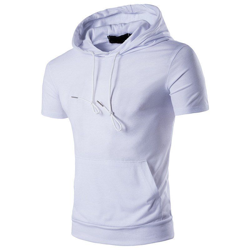 

Fashion Hooded Men' Casual Sweater, White