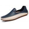 Chaussures de sport en cuir pour hommes - Paon Bleu EU 47