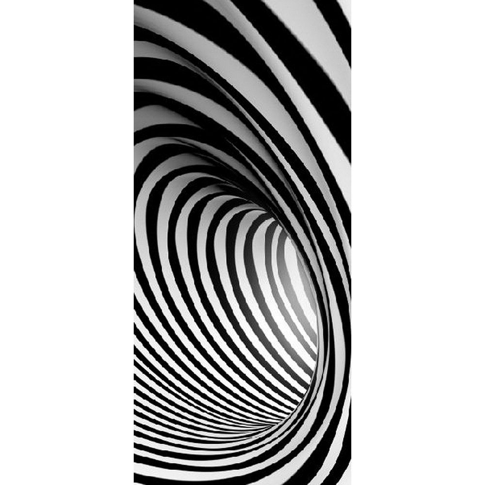 

MailingArt 3D HD Canvas Print Door Wall Sticker Mural Home Decoration Spiral, Multi