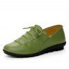 Chaussures de mocassins légères en cuir léger de Comforable - Vert Jungle EU 38