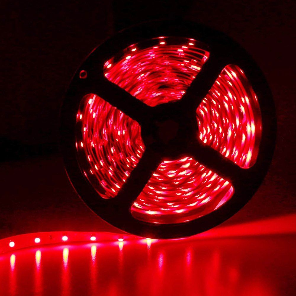 

YWXLight 2835 5M 24-KEY Infrared Remote Control Monochrome LED Strip, Red