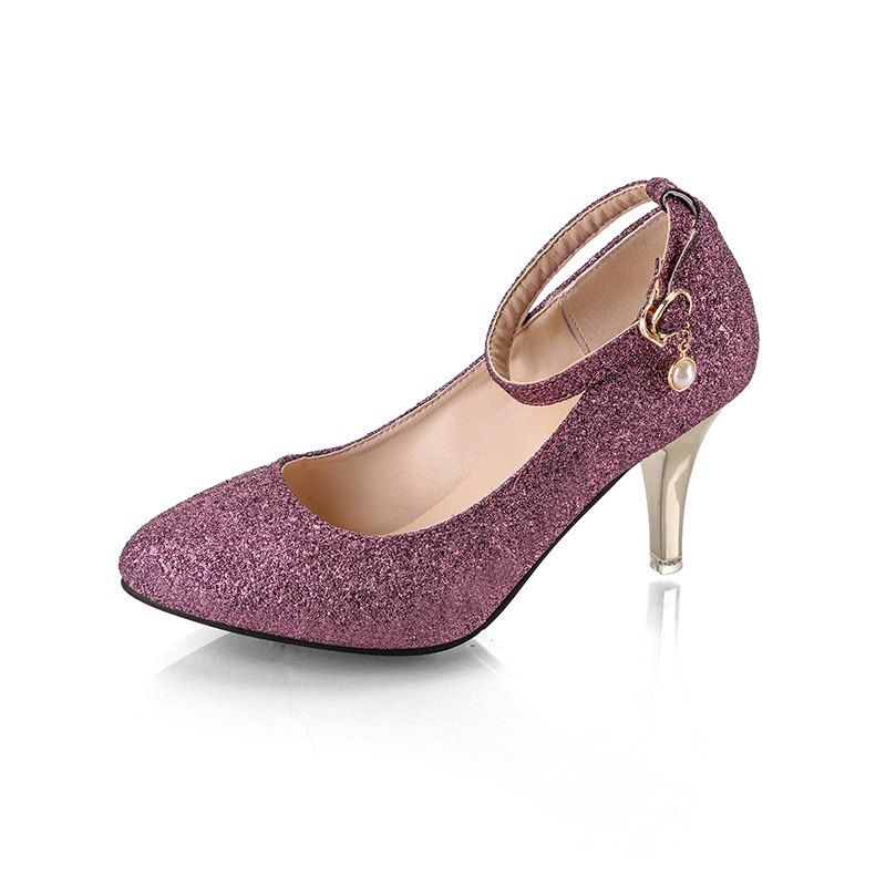 

Fine Heeled Sexy Working Women Shoes, Medium orchid