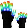 LED Glow Glove Performance Performance Stage Accessoires de Noël Halloween - multicolor 