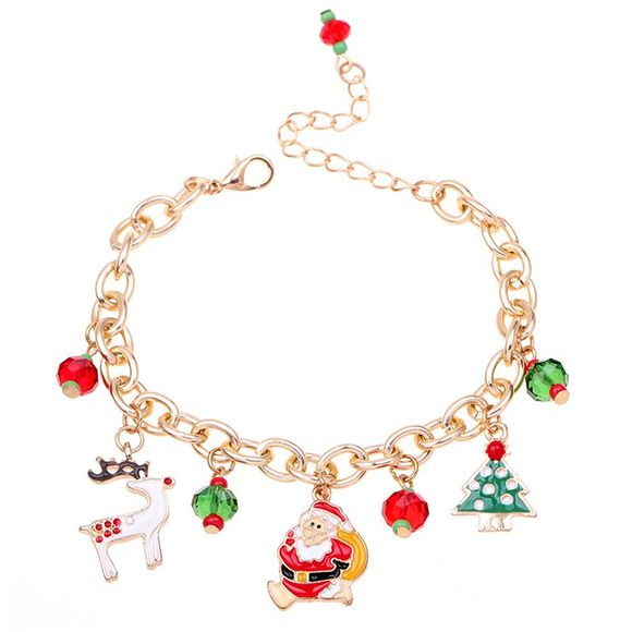 Bracelet de sapin de Noël en alliage - multicolor 