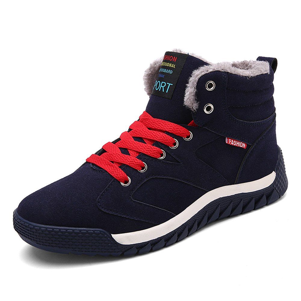 

Men's Fashion Casual Add Wool Warm Snow Boots, Cadetblue