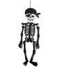 Halloween Crâne Fantôme Suspendu Pendentif Ornement Porte Décoration Murale - Noir Profond 