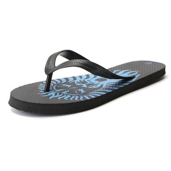 Personnalité estivale pour hommes portant des chaussures de plage - Ciel Bleu Foncé EU 39