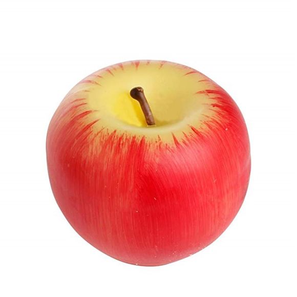 Creative Cadeau Simulation Artificielle Pomme Forme Bougies De Noce Decoartion - Rouge L