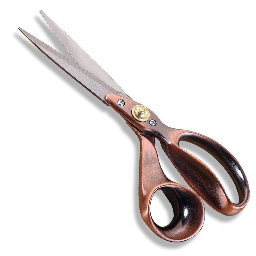 

Professional 9 Inch Sewing Tailor Scissor, Red wine