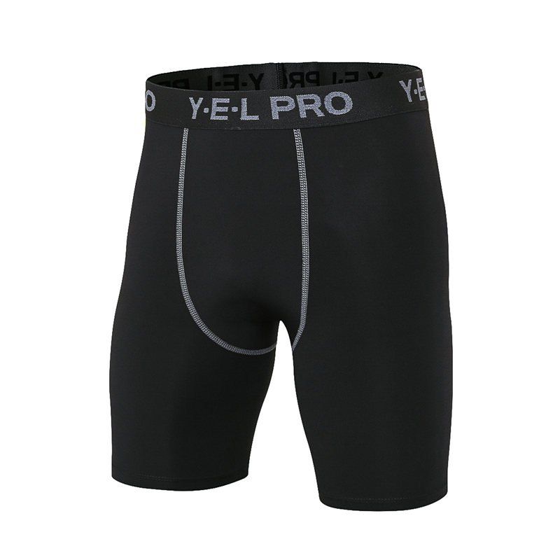 

Men' Sports PRO Fitness Running Training Quick Dry Shorts, Black