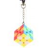Mini porte-clés en forme de cube magique - multicolor 