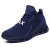 Automne New Fashion Fly Tricot Tendance Respirant Sports Loisirs Chaussures Hommes - Bleu EU 40