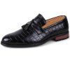 Chaussures à lacets en cuir à lacets - Noir EU 44