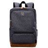Sac à dos en nylon pour hommes occasionnels de Douguyan Sac à dos de voyage - Gris 