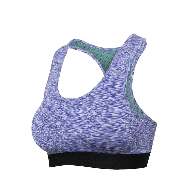 

Ladies Sports Fitness Yoga Running Stretch Bra Underwear, Purple