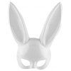 Masques de lapin de la mascarade de fête sexy carnaval de lapin longs oreilles - Blanc 38*18CM