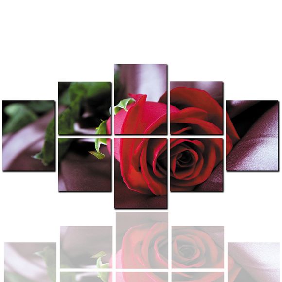 8 Pcs HD Inkjet Paints Peinture Saint Valentin Rose Fleur Peinture décorative - multicolor 40CM*40CM*4PCS+40CM*50CM*2PCS+40CM*60CM*2PCS