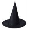 YEDUO Chapeau De Sorcière Noir Pour Halloween Costume Accessoire Halloween Party - Noir Profond 