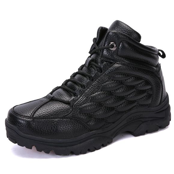 Chaussures de randonnée respirantes respirantes résistantes à l'usure pour hommes - Noir EU 43