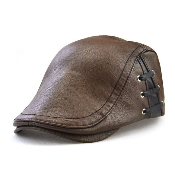 JAMONT Men's Personalized Beret - COFFEE 