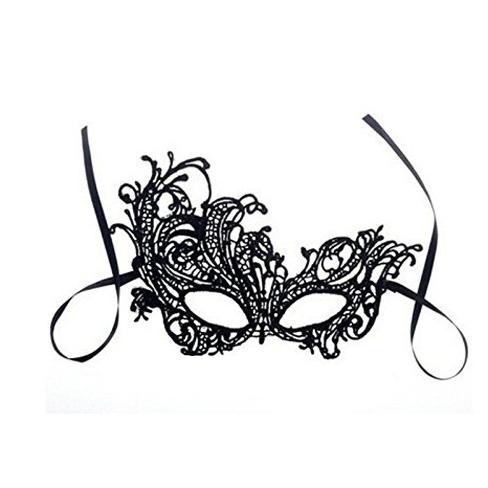 

Party Sexy Lace Lady Mask, Black