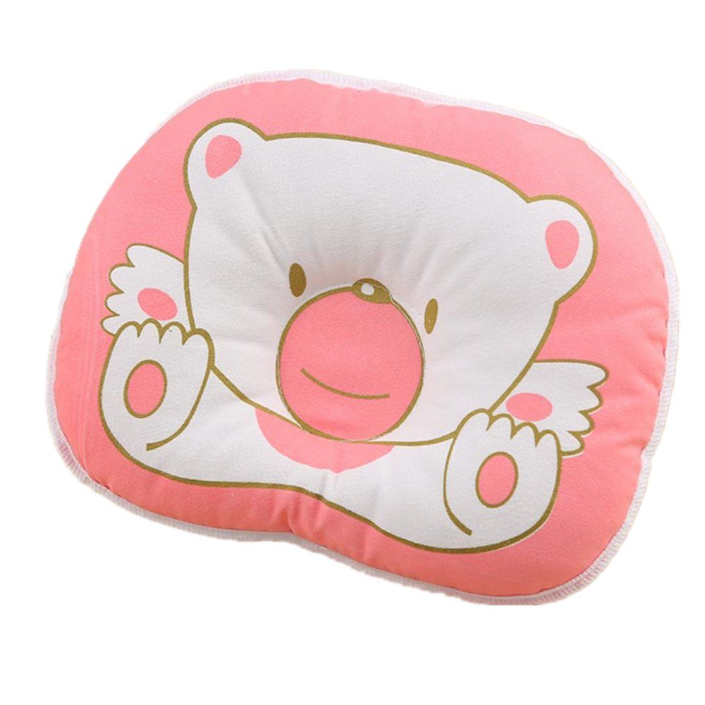 

Cartoon Bear Set To Prevent Rollover Baby Pillow, Pink
