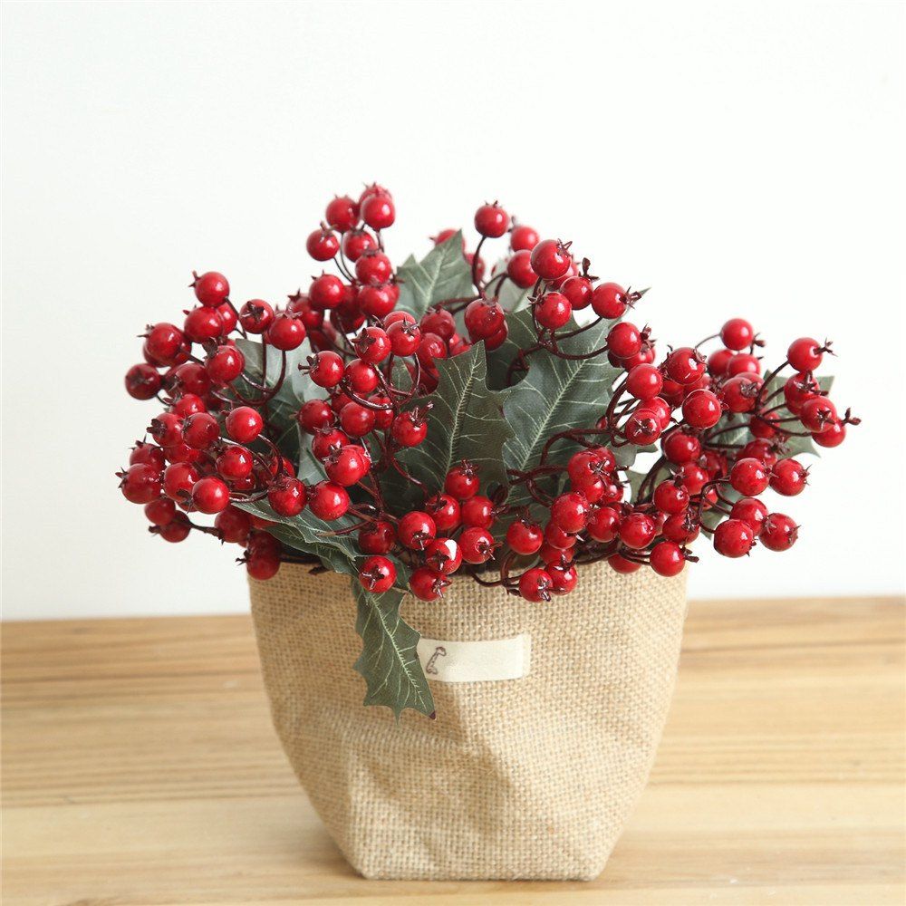 Photo Gallery Vivid Little Red Berries Artificial
