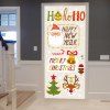 Autocollant DIY 3D Christmas Door Sticker mural 2PCS - multicolor 