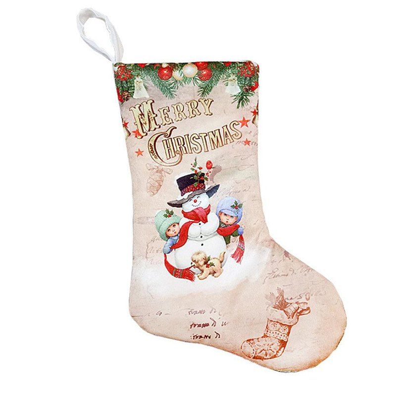 

Christmas Stockings Pendant Cloth Small Boots Ornament Christmas Pattern, Multi-b