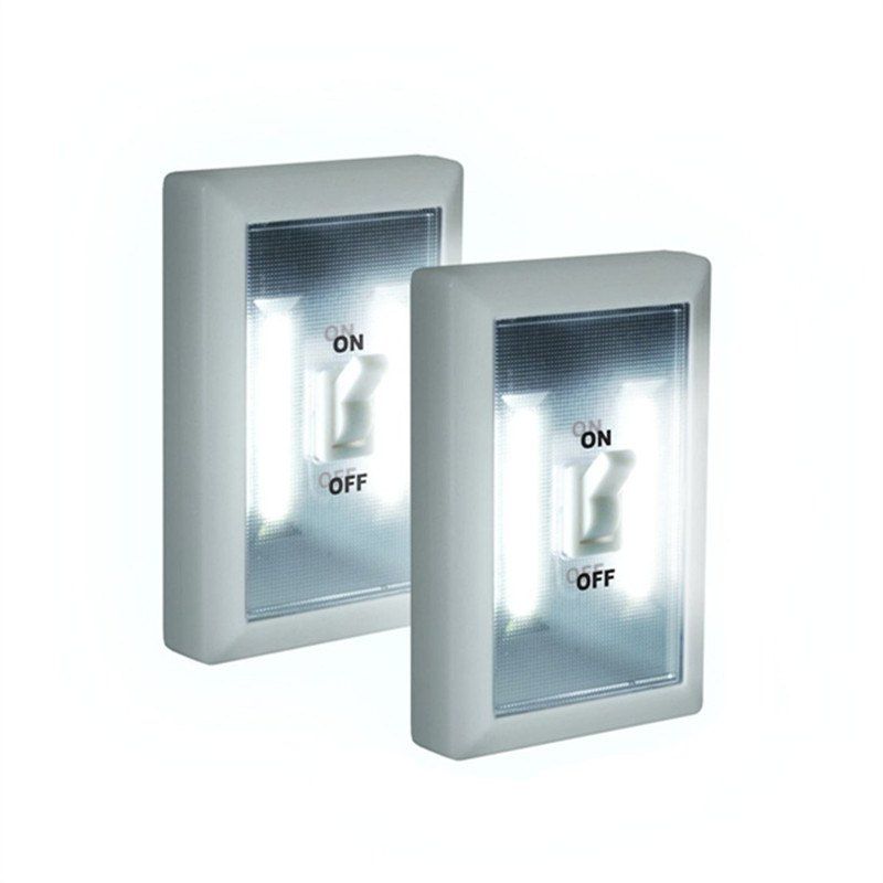 

2PCS Super Bright Switch Wireless Peel and Stick LED Closet Light, White