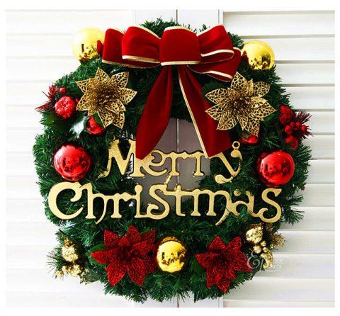merry christmas wreath with bow handcrafted new year elegant holiday wreath multicolor 3030cm - Elegant Christmas Wreaths merry christmas wreath with bow handcrafted new year elegant holiday wreath multicolor 3030cm - Elegant Christmas Wreaths