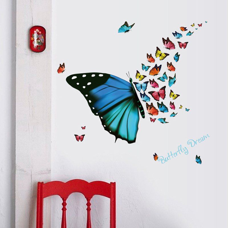 

Creative Beautiful Animals Wall Sticker, Multi