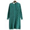 Robe pull femme à manches longues - Vert ONE SIZE